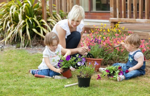 A refreshed outdoor space cared for by Blackwall gardeners